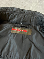 2007 Prada Nylon Lightweight Quilted Jacket Black Men - M