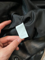 S/S 1998 Gucci by Tom Ford Leather Blazer Jacket Black Men - S