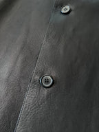 F/W 1998 Gucci by Tom Ford Leather Coat Jacket Black Men - L