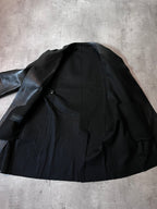 F/W 1998 Gucci by Tom Ford Leather Coat Jacket Black Men - L