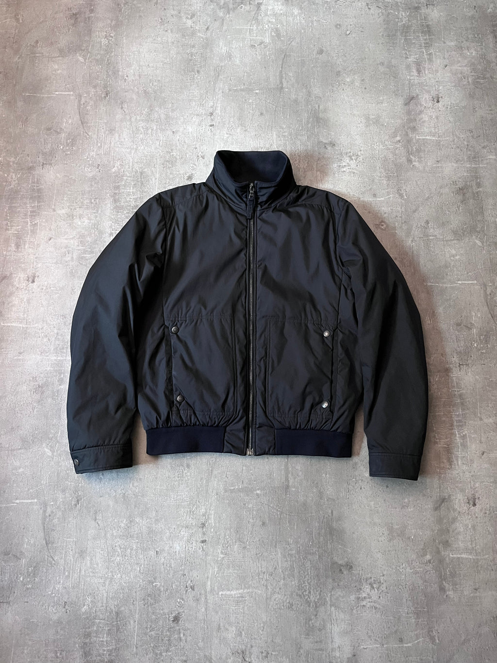 F/W 2007 Prada Nylon Bomber Jacket Black Men - L