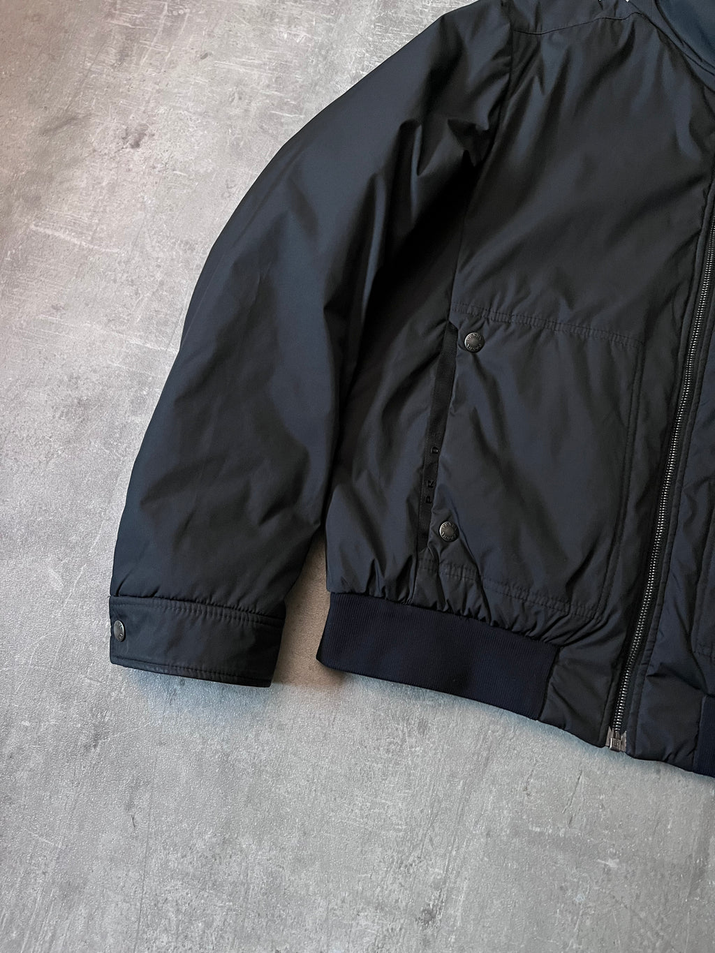 F/W 2007 Prada Nylon Bomber Jacket Black Men - L