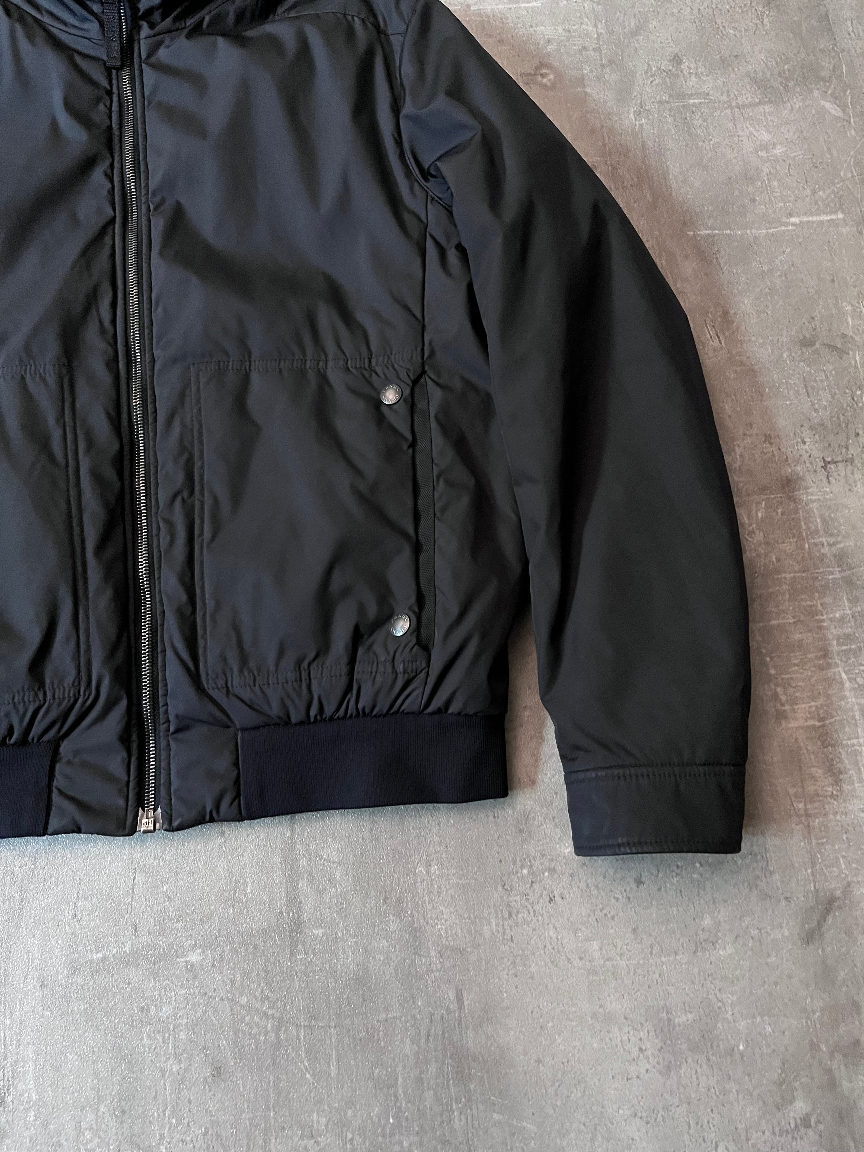 F/W 2007 Prada Nylon Bomber Jacket Black Men - L