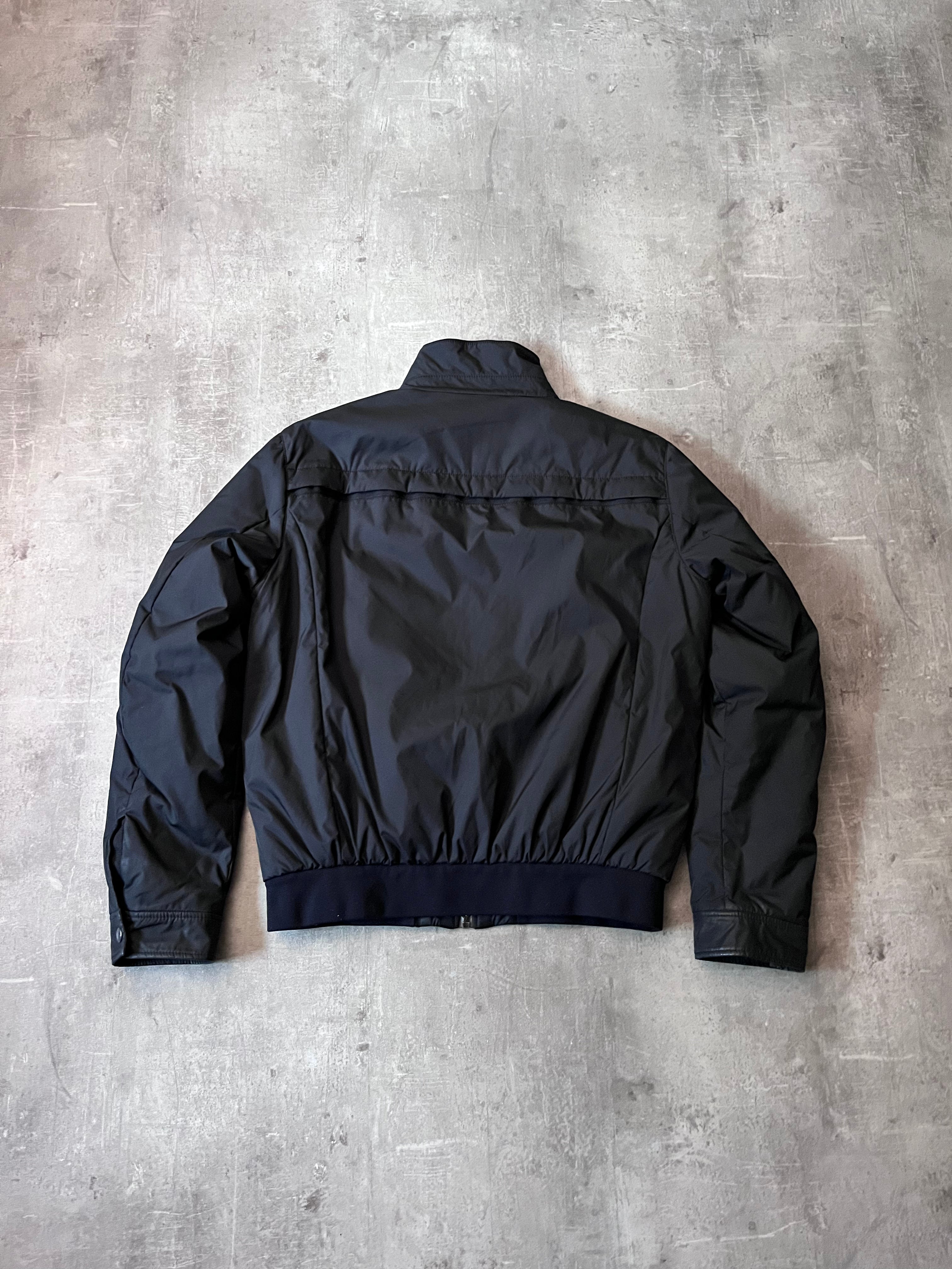 F/W 2007 Prada Nylon Bomber Jacket Black Men - L