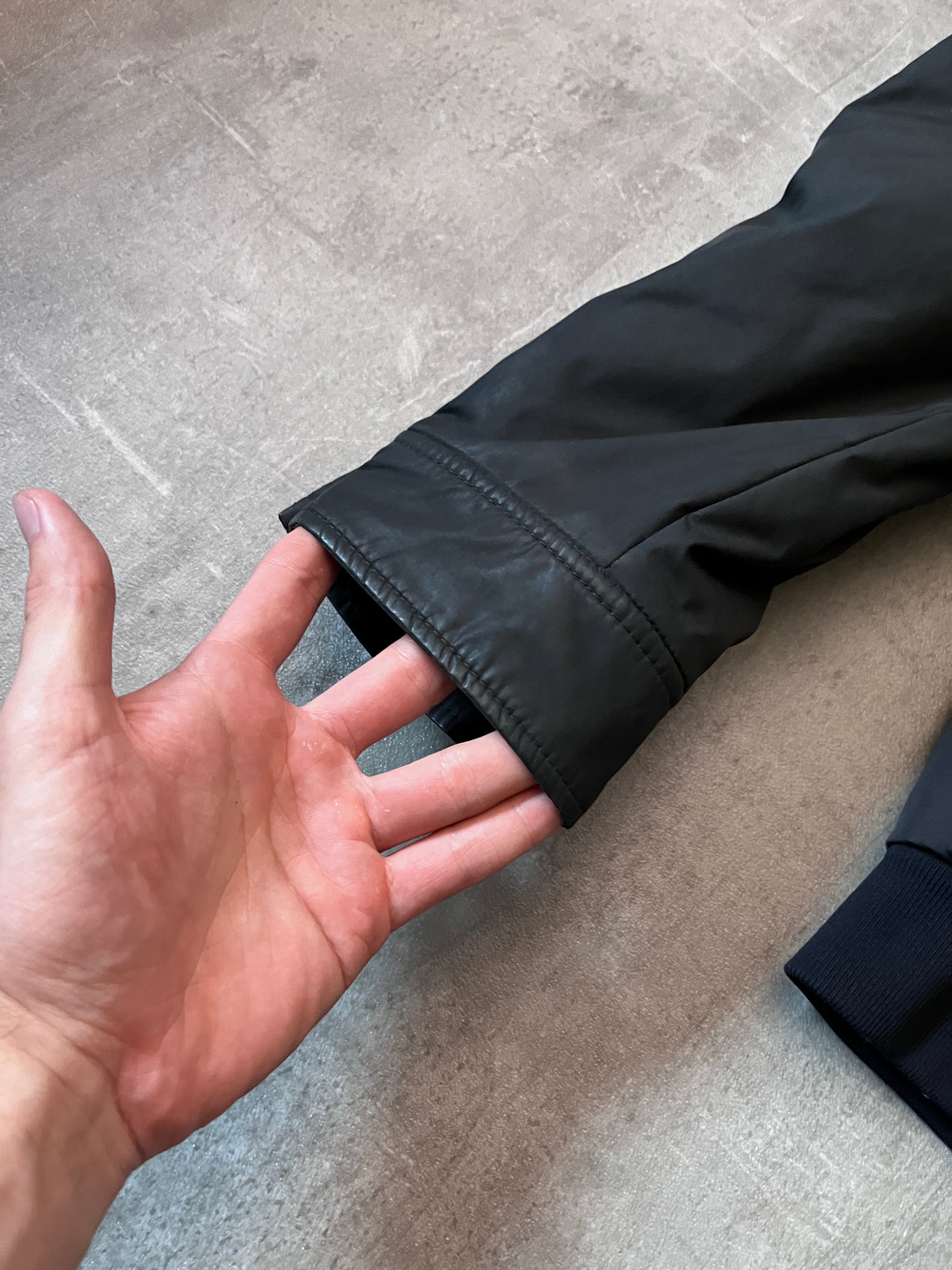 F/W 2007 Prada Nylon Bomber Jacket Black Men - L