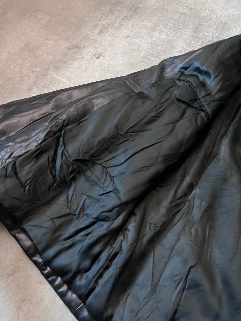 F/W 2010 Prada Padded Leather Jacket Black Men - L