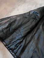 F/W 2010 Prada Padded Leather Jacket Black Men - L