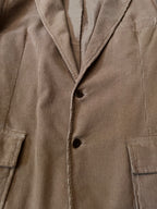 S/S 2004 Miu Miu Corduroy Blazer Jacket Beige Men - M