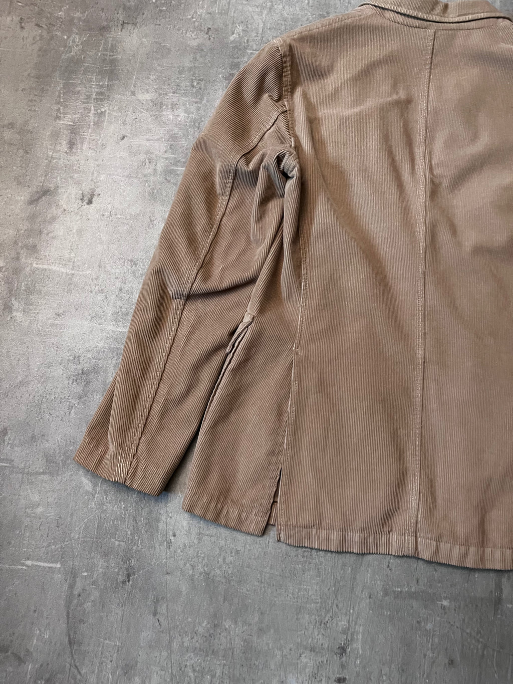 S/S 2004 Miu Miu Corduroy Blazer Jacket Beige Men - M
