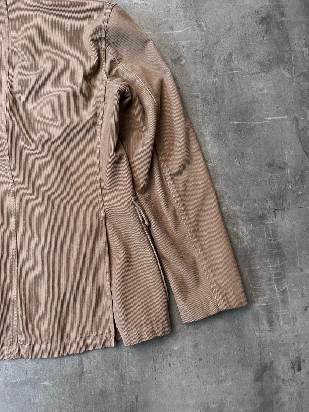 S/S 2004 Miu Miu Corduroy Blazer Jacket Beige Men - M