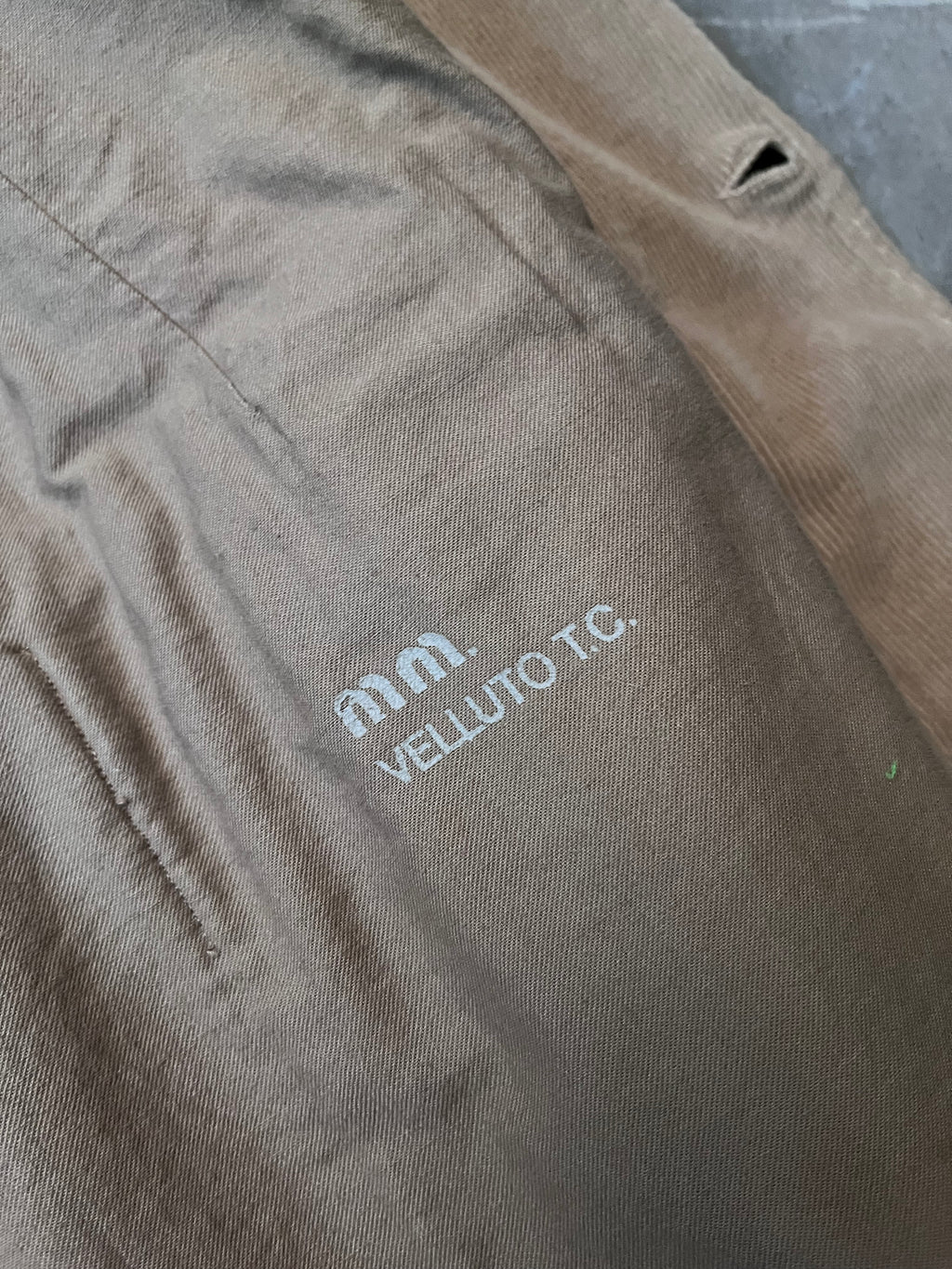 S/S 2004 Miu Miu Corduroy Blazer Jacket Beige Men - M