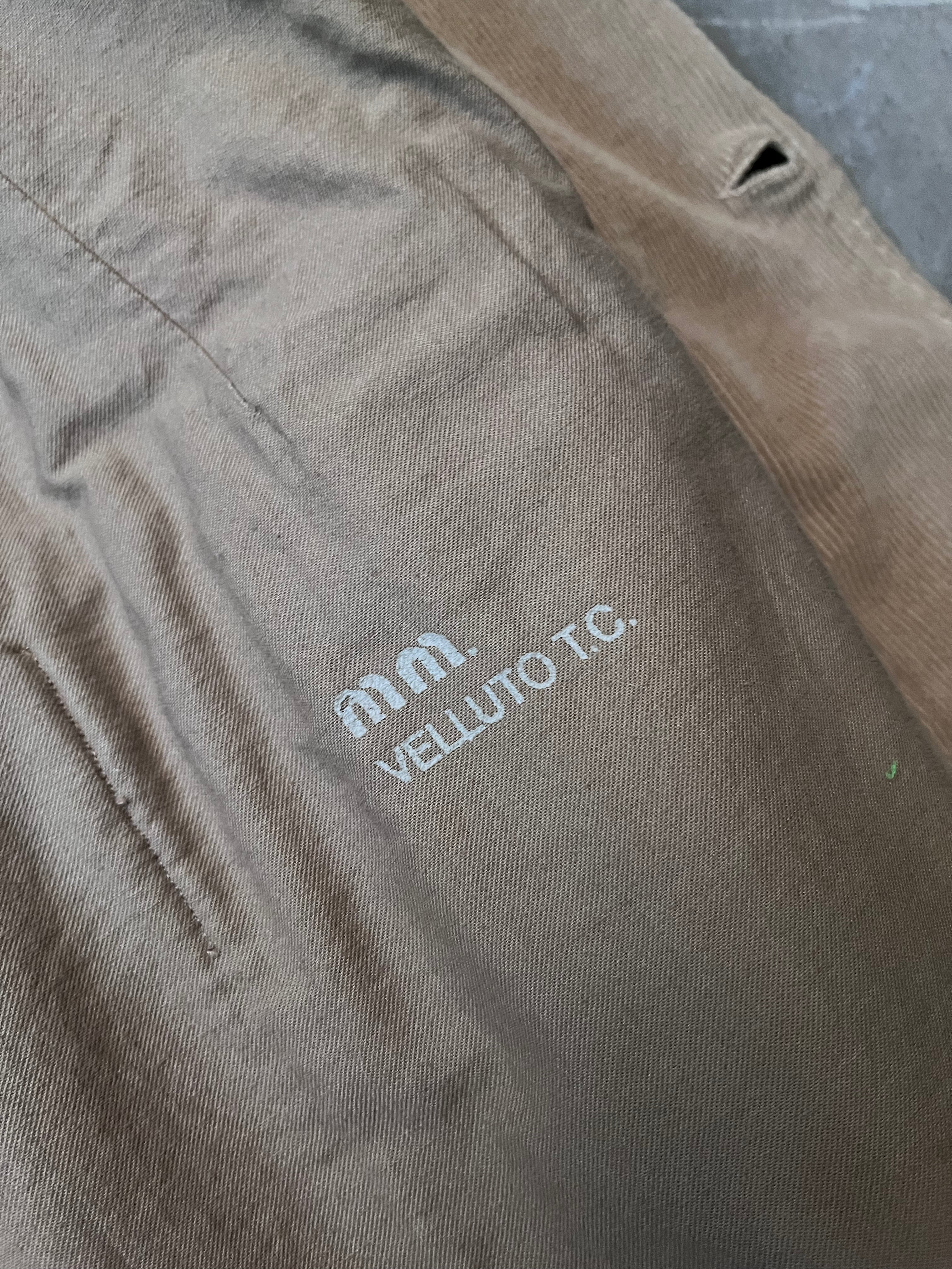 S/S 2004 Miu Miu Corduroy Blazer Jacket Beige Men - M