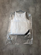 `F/W 2023 Prada by Raf Simons Padded Goose Down Pillow Style Vest Jacket White Men - L