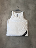 `F/W 2023 Prada by Raf Simons Padded Goose Down Pillow Style Vest Jacket White Men - L
