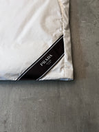 `F/W 2023 Prada by Raf Simons Padded Goose Down Pillow Style Vest Jacket White Men - L