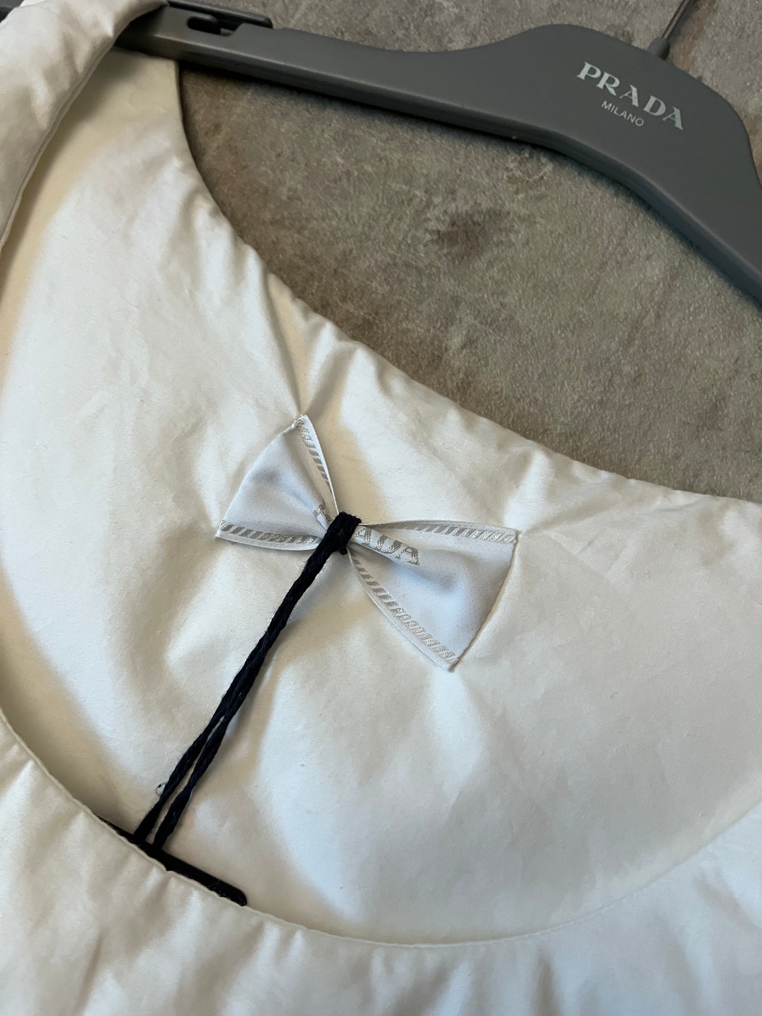 `F/W 2023 Prada by Raf Simons Padded Goose Down Pillow Style Vest Jacket White Men - L