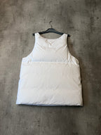 `F/W 2023 Prada by Raf Simons Padded Goose Down Pillow Style Vest Jacket White Men - L