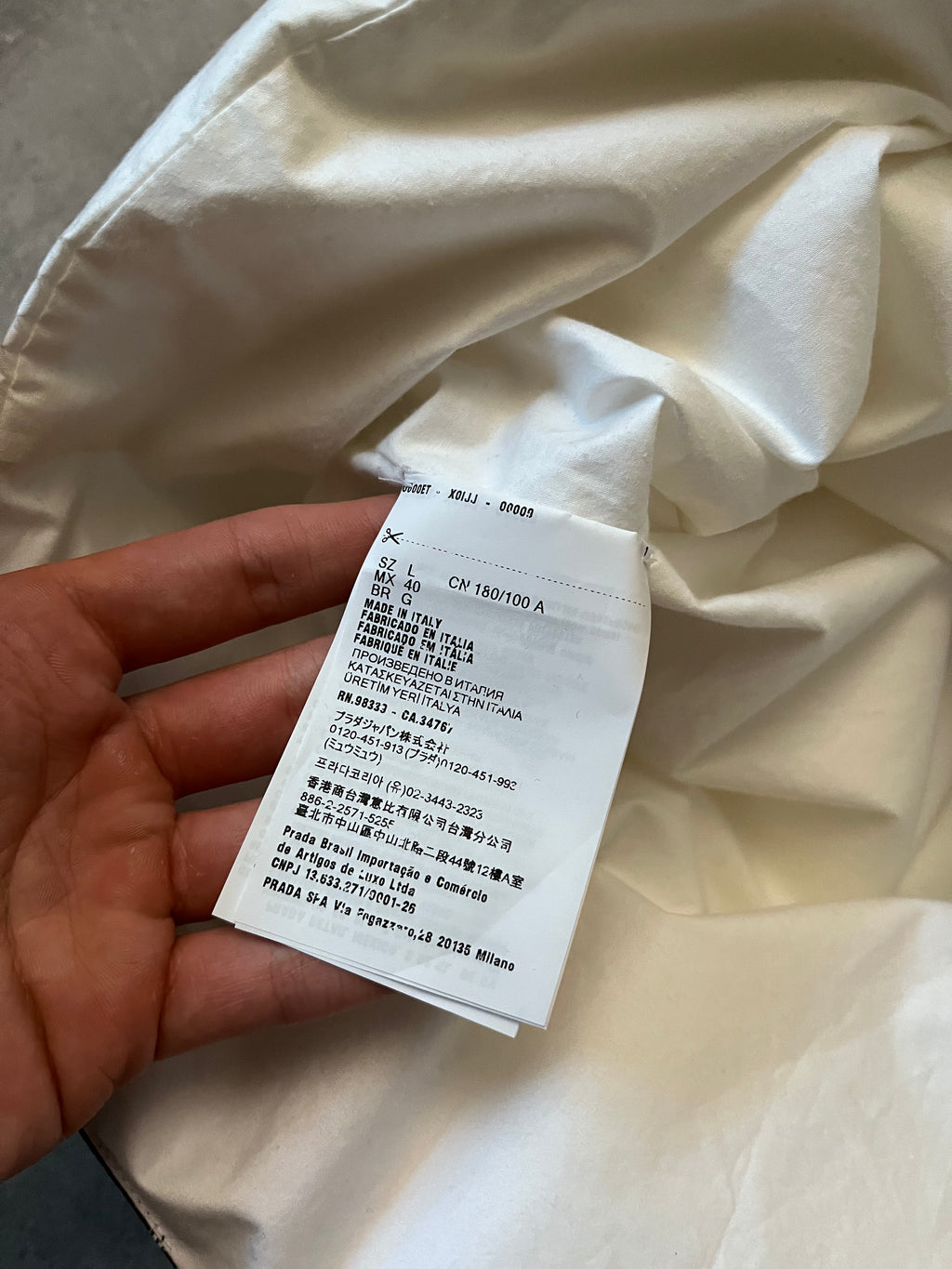 `F/W 2023 Prada by Raf Simons Padded Goose Down Pillow Style Vest Jacket White Men - L
