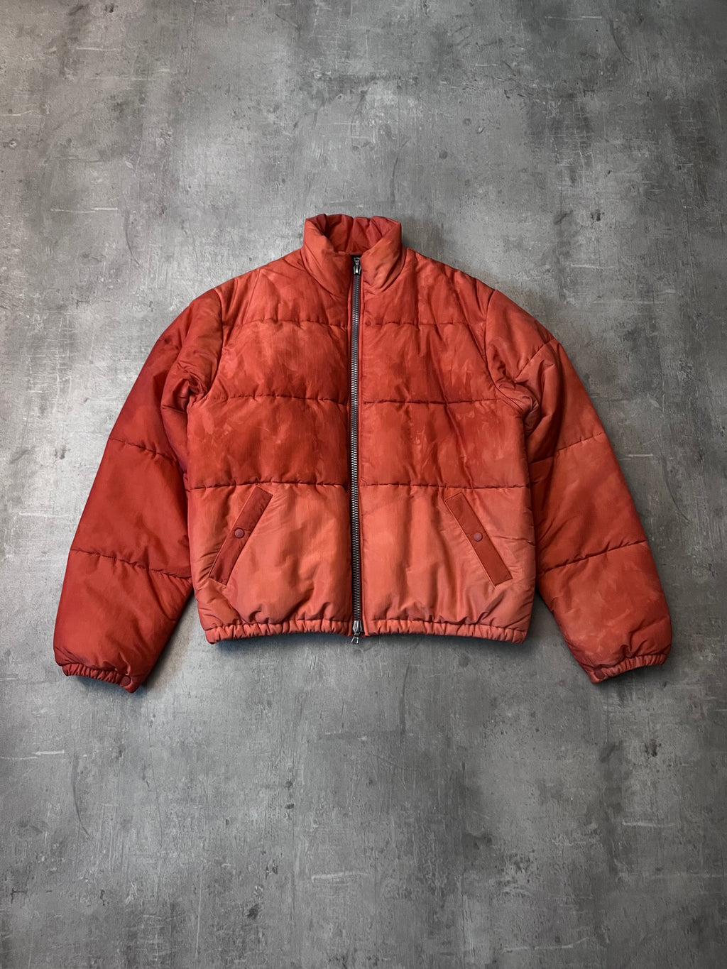 Our Legacy Walrus Silk Puffer Jacket Orange Men - M