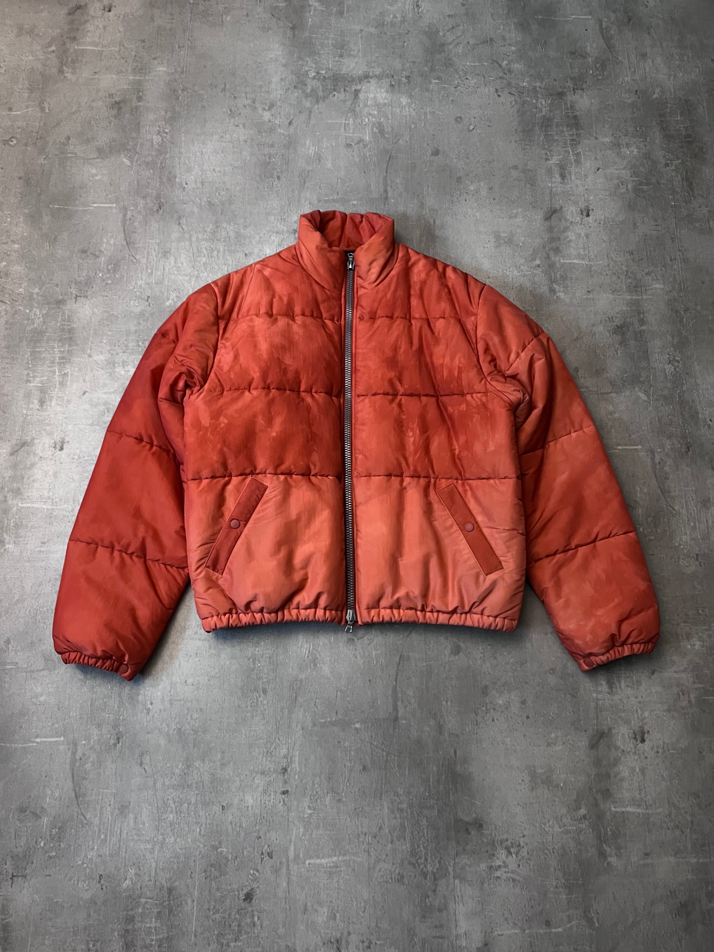 Our Legacy Walrus Silk Puffer Jacket Orange Men - M
