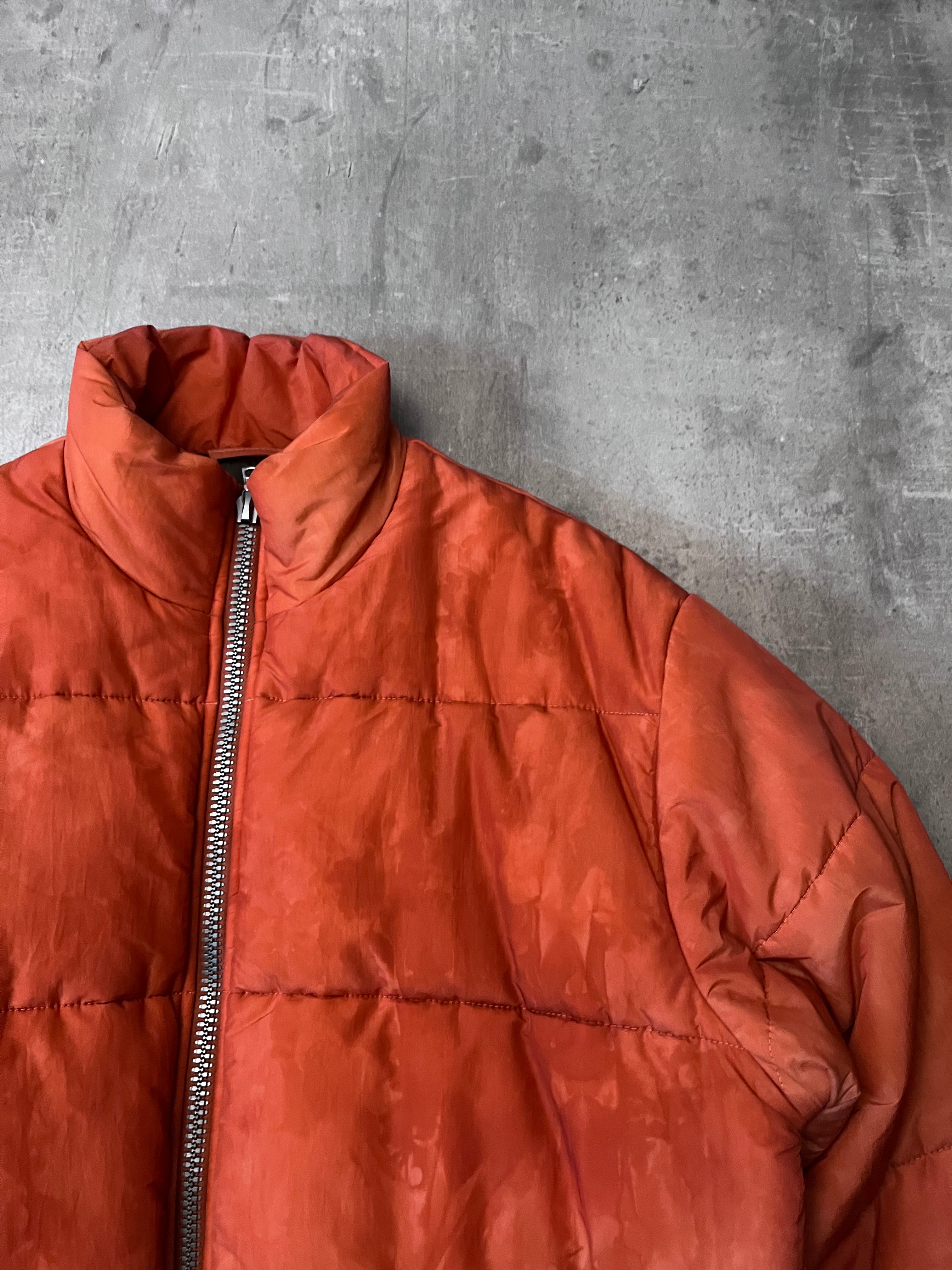 Our Legacy Walrus Silk Puffer Jacket Orange Men - M