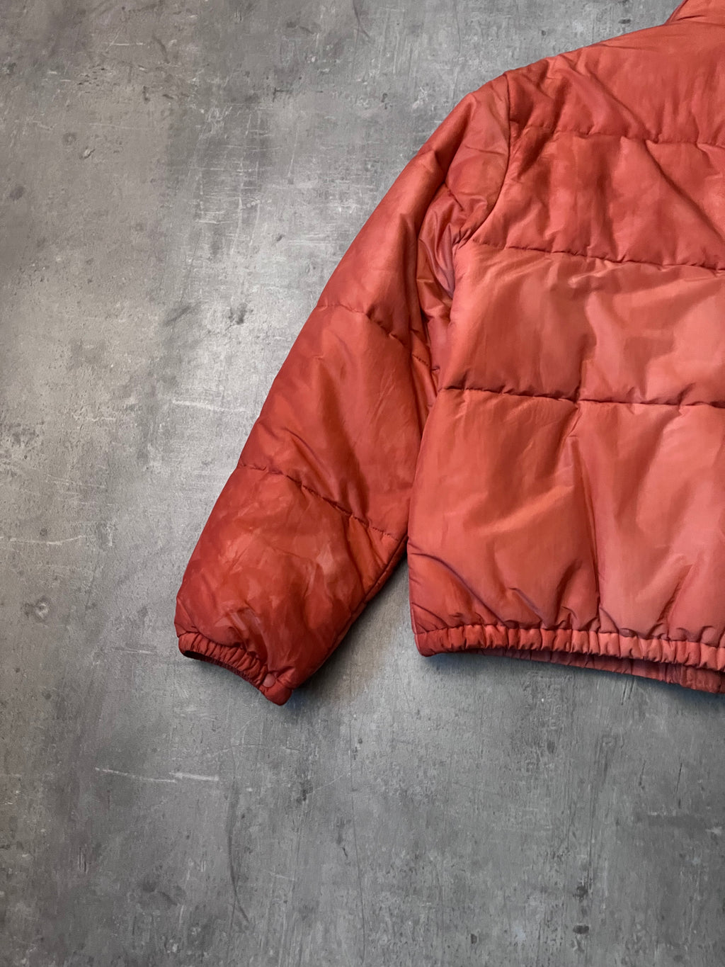 Our Legacy Walrus Silk Puffer Jacket Orange Men - M