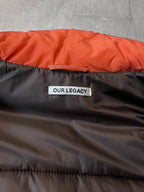 Our Legacy Walrus Silk Puffer Jacket Orange Men - M