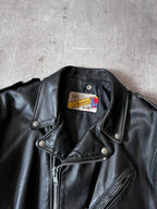 Schott Vintage Perfecto Ramones Leather Jacket Black Men - L
