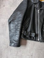 Schott Vintage Perfecto Ramones Leather Jacket Black Men - L