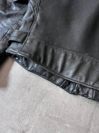 Schott Vintage Perfecto Ramones Leather Jacket Black Men - L