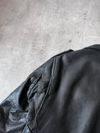 Schott Vintage Perfecto Ramones Leather Jacket Black Men - L