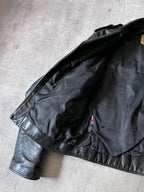 Schott Vintage Perfecto Ramones Leather Jacket Black Men - L