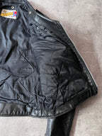 Schott Vintage Perfecto Ramones Leather Jacket Black Men - L