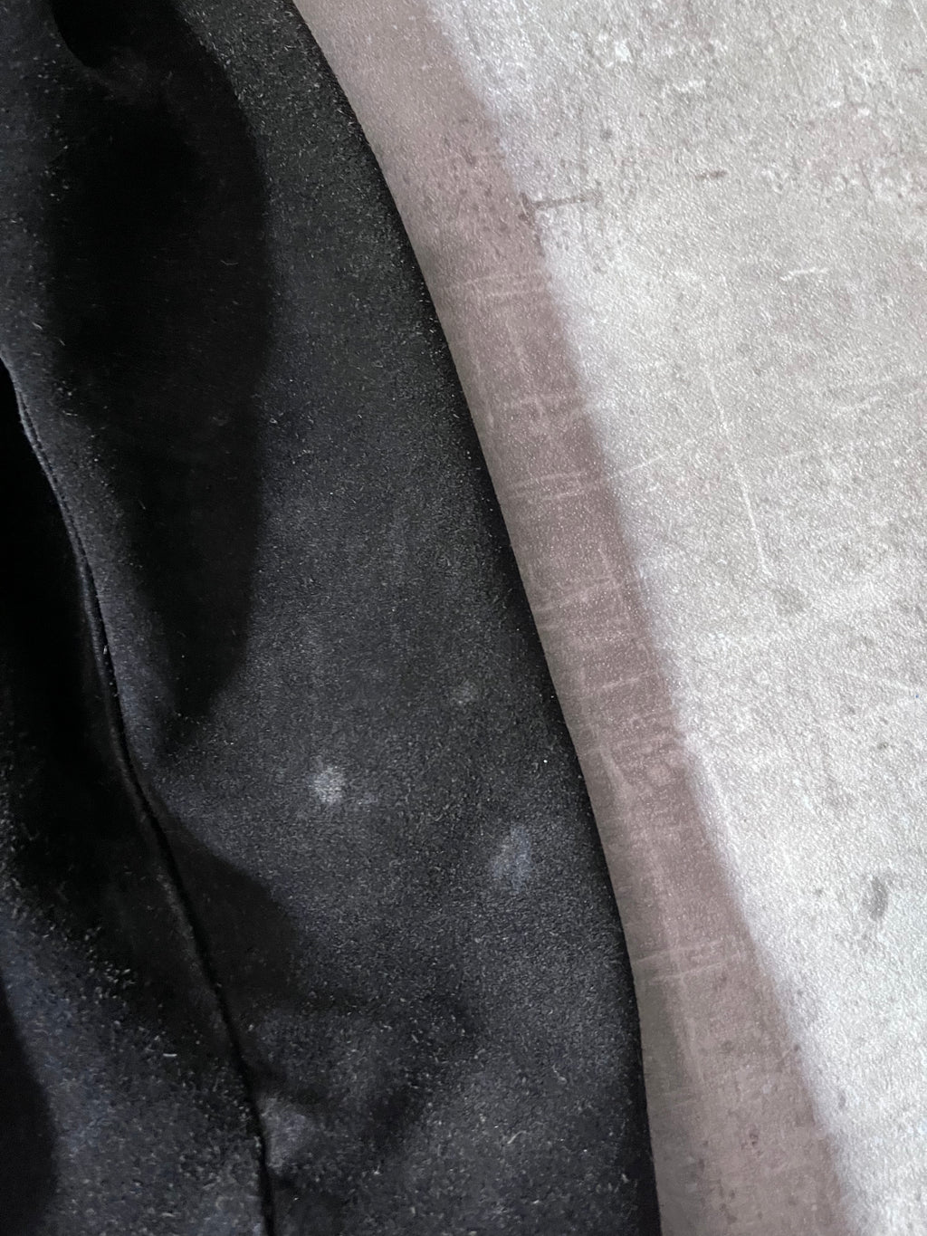 90s Schott NYC Suede Leather Vintage Jacket Black Men - L