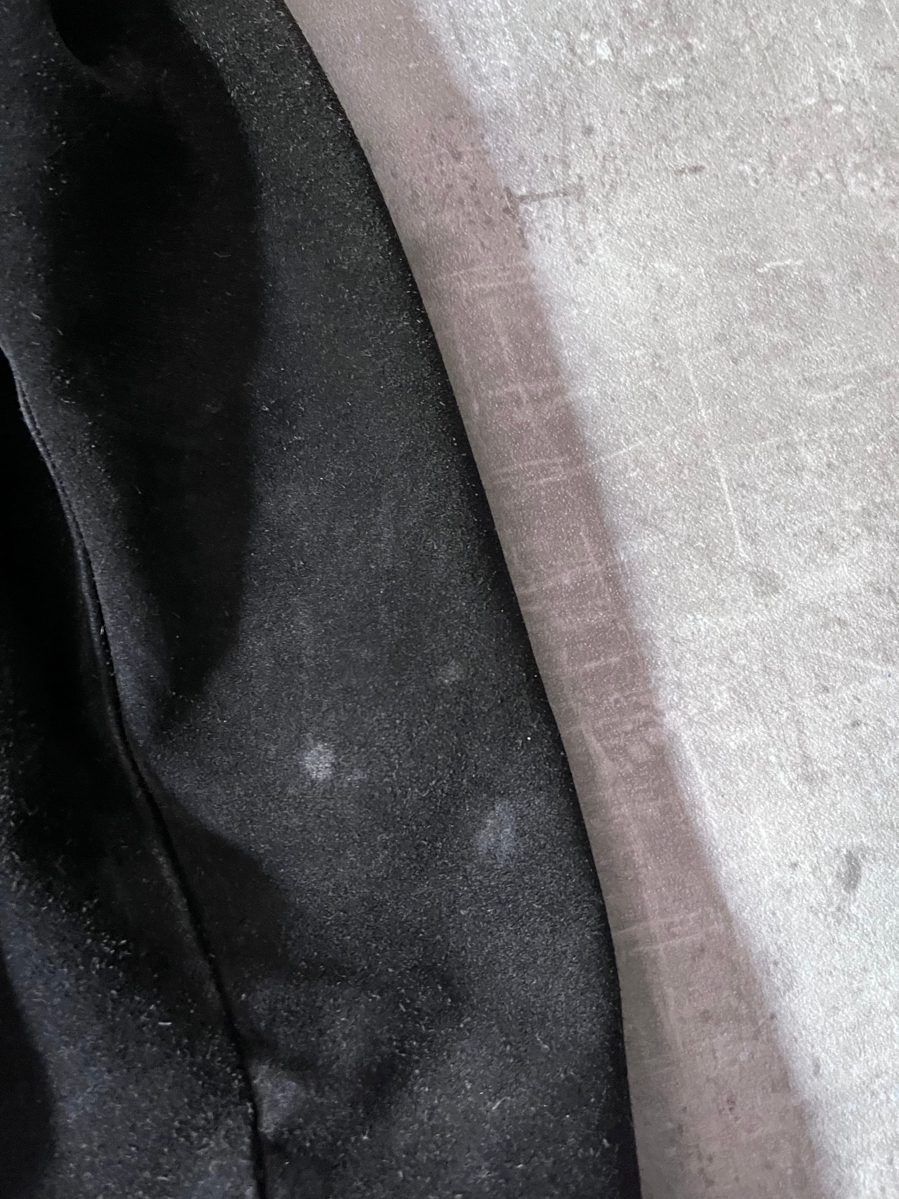 90s Schott NYC Suede Leather Vintage Jacket Black Men - L