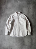 Acne Studios Bia Konst Lamb Leather Shirt Jacket White Men - M