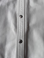 Acne Studios Bia Konst Lamb Leather Shirt Jacket White Men - M