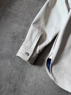 Acne Studios Bia Konst Lamb Leather Shirt Jacket White Men - M