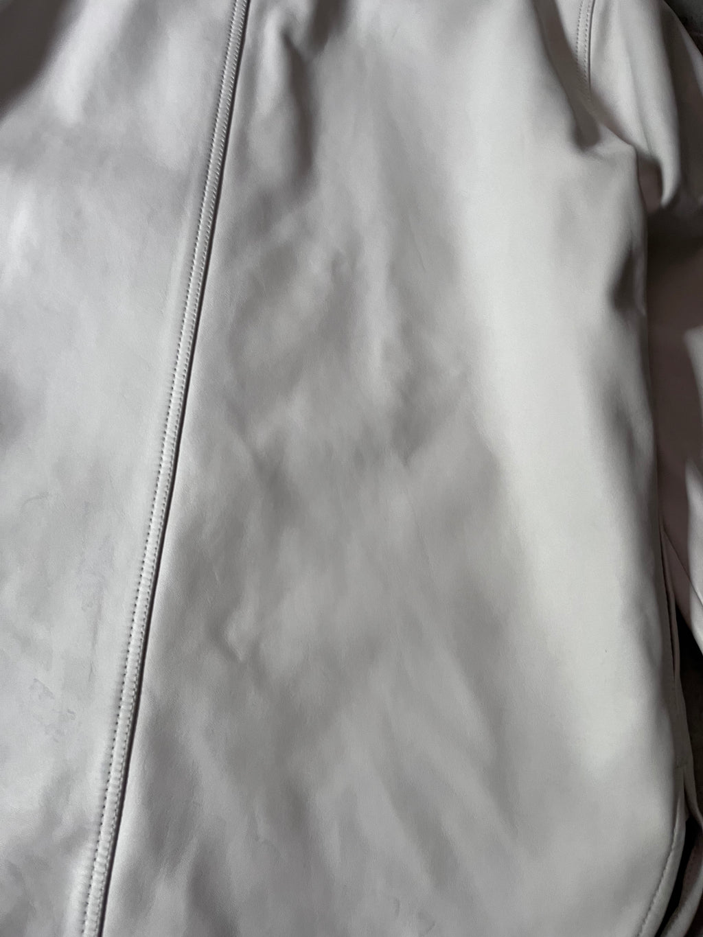 Acne Studios Bia Konst Lamb Leather Shirt Jacket White Men - M