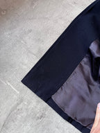 90s Burberrys Wool Long Coat Navy Men - L