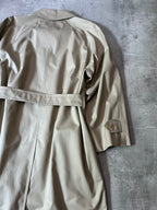 90s Burberrys Nova Checked Trench Coat Beige Men - L