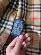 90s Burberrys Nova Checked Trench Coat Beige Men - L