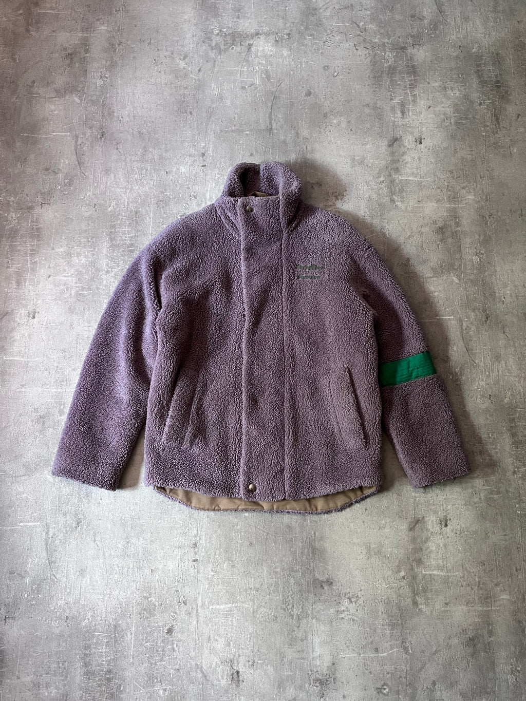 Acne Studios Teddy Fleece Oversize Jacket Purple Men - S