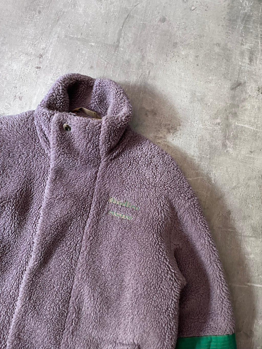 Acne Studios Teddy Fleece Oversize Jacket Purple Men - S