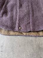 Acne Studios Teddy Fleece Oversize Jacket Purple Men - S