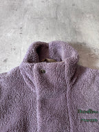 Acne Studios Teddy Fleece Oversize Jacket Purple Men - S