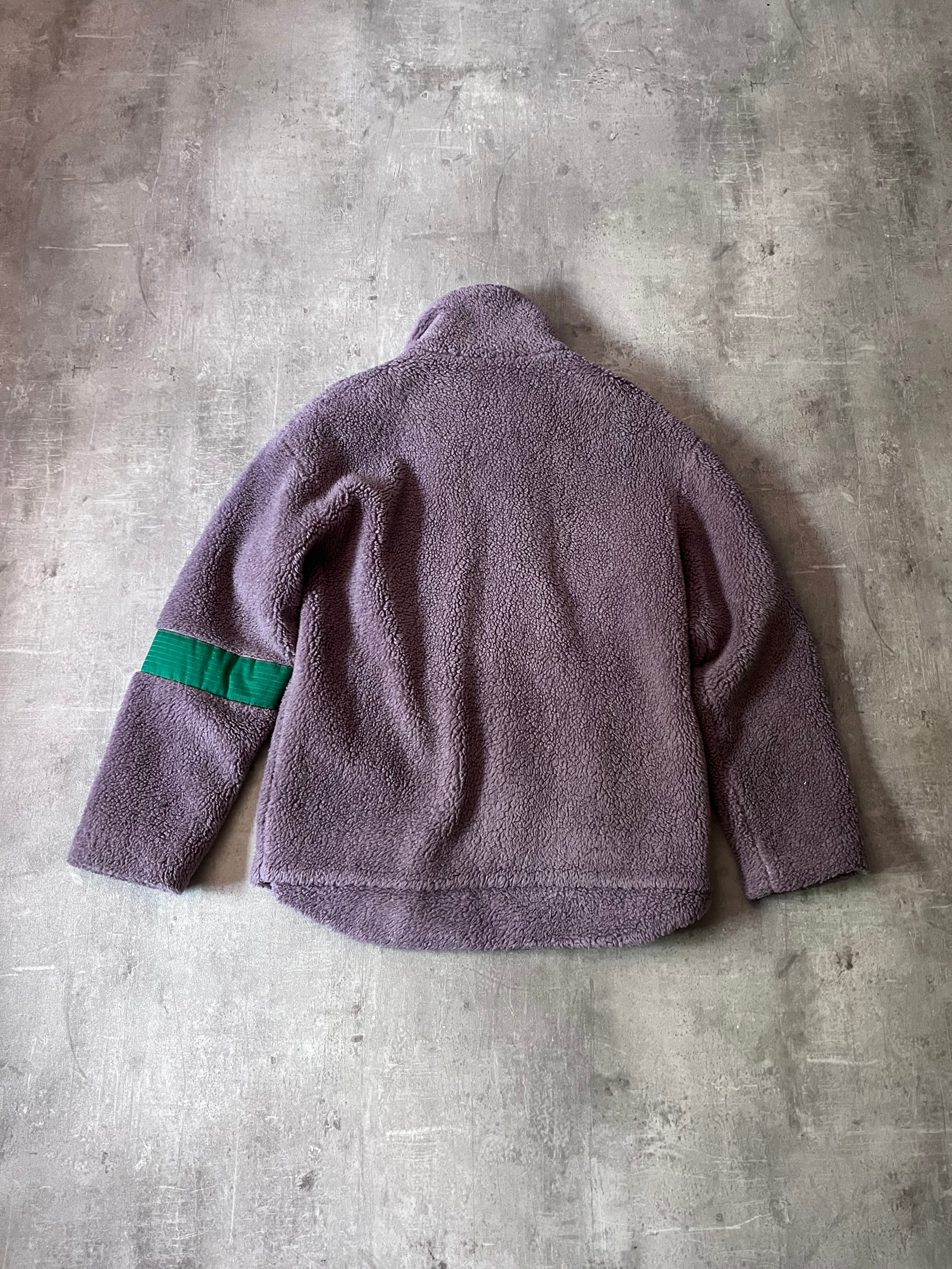 Acne Studios Teddy Fleece Oversize Jacket Purple Men - S