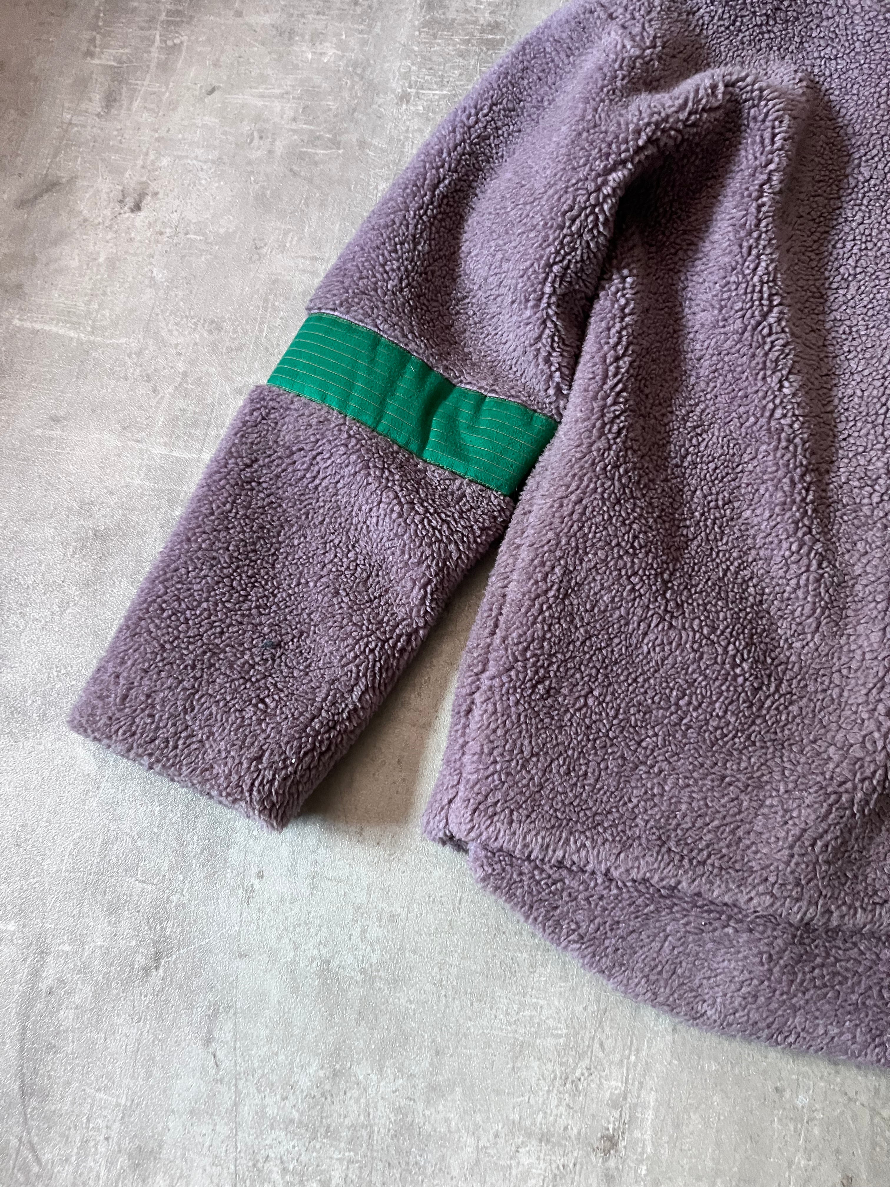 Acne Studios Teddy Fleece Oversize Jacket Purple Men - S