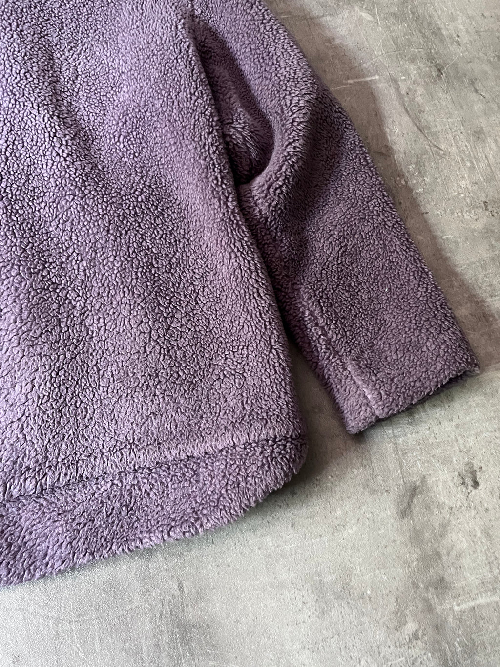 Acne Studios Teddy Fleece Oversize Jacket Purple Men - S