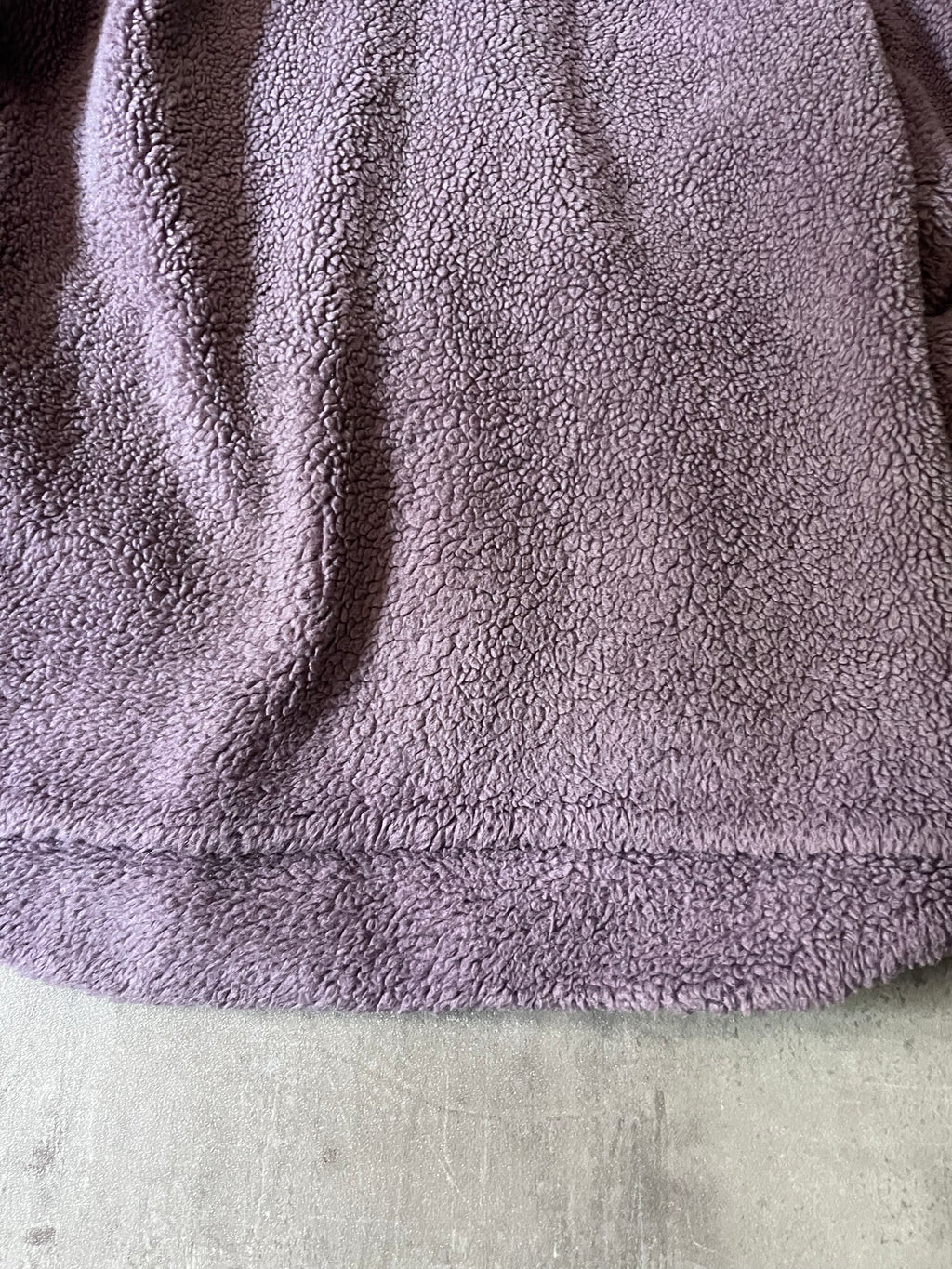 Acne Studios Teddy Fleece Oversize Jacket Purple Men - S